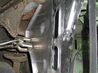 IMG_0592 Das Reparaturblech jetzt mit den eingearbeiteten Sicken