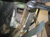 IMG_0350 Das Überbleibsel der linken Spritzwand.