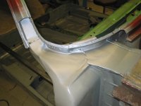 IMG_1472 Jetzt auch der Scheibenrahmen final zum Einschweißen vorbereitet