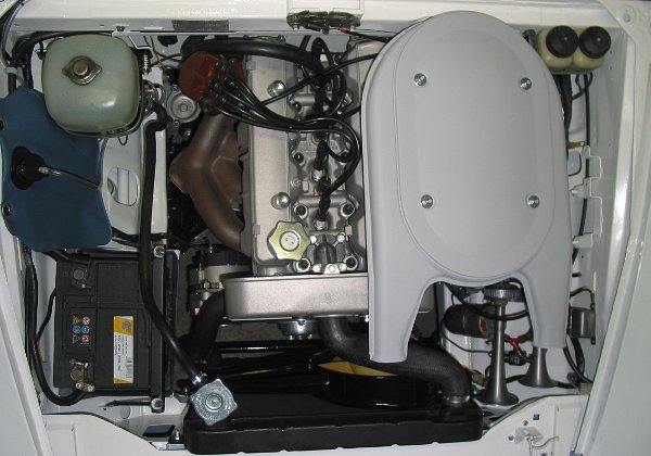 Bestueckung Motorraum